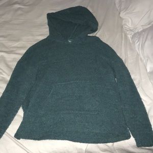 Turquoise hoodie